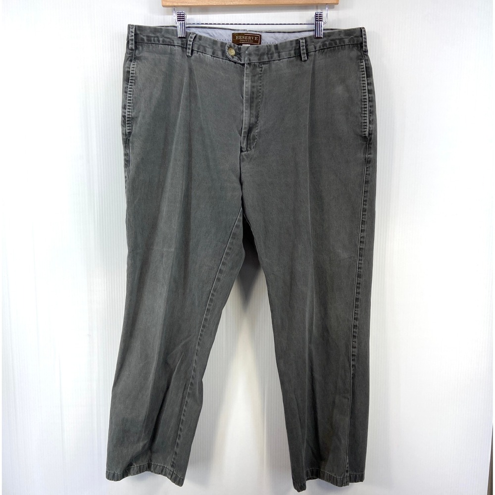 Patrick James Reserve Pima Cotton Gray‎ Chino Pants Mens 38